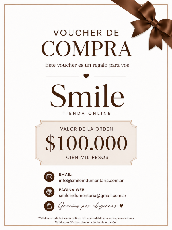 VOUCHER DE $100.000