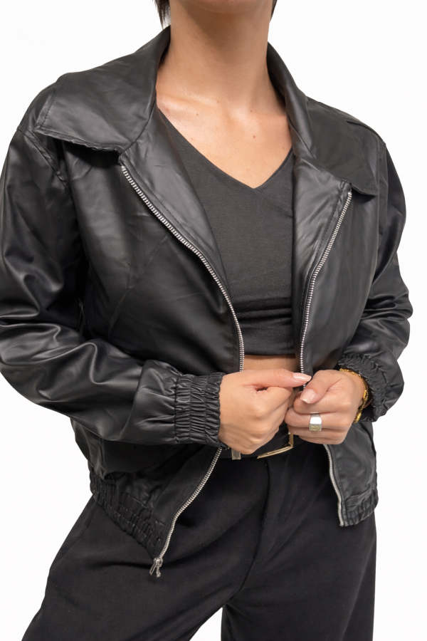 CAMPERA ECO CUERO
