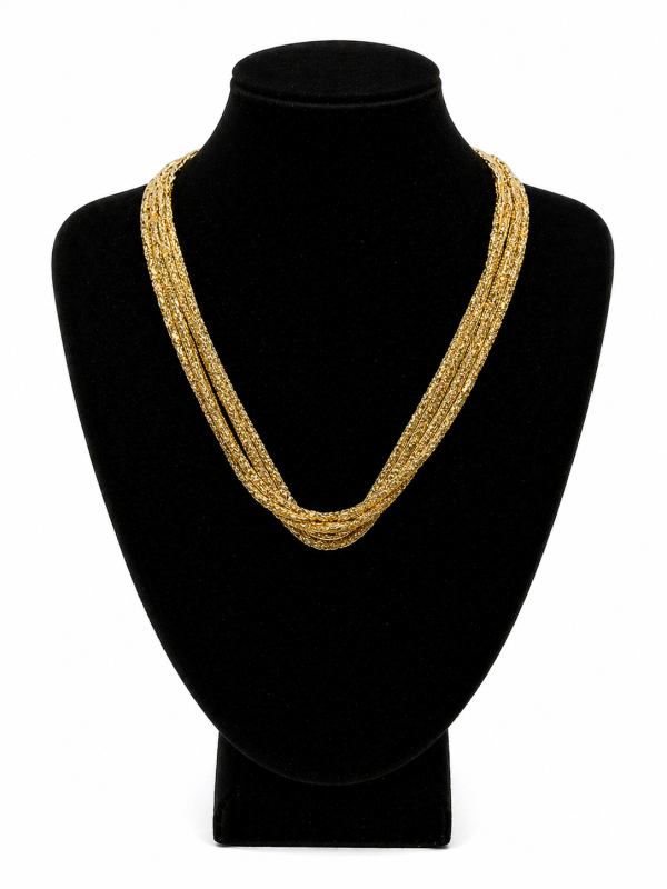COLLAR DORADO BRILLO