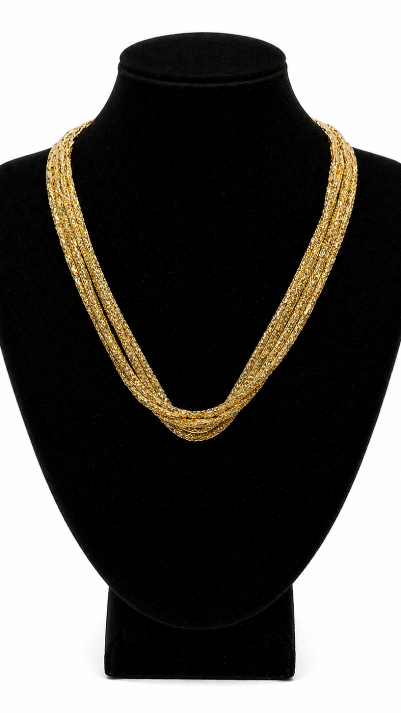 COLLAR DORADO BRILLO