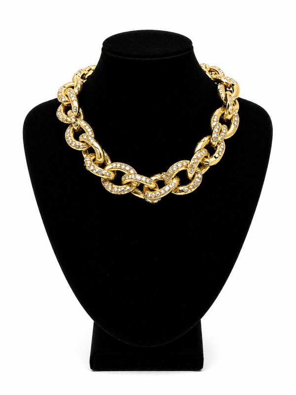 COLLAR ESLABON DORADO
