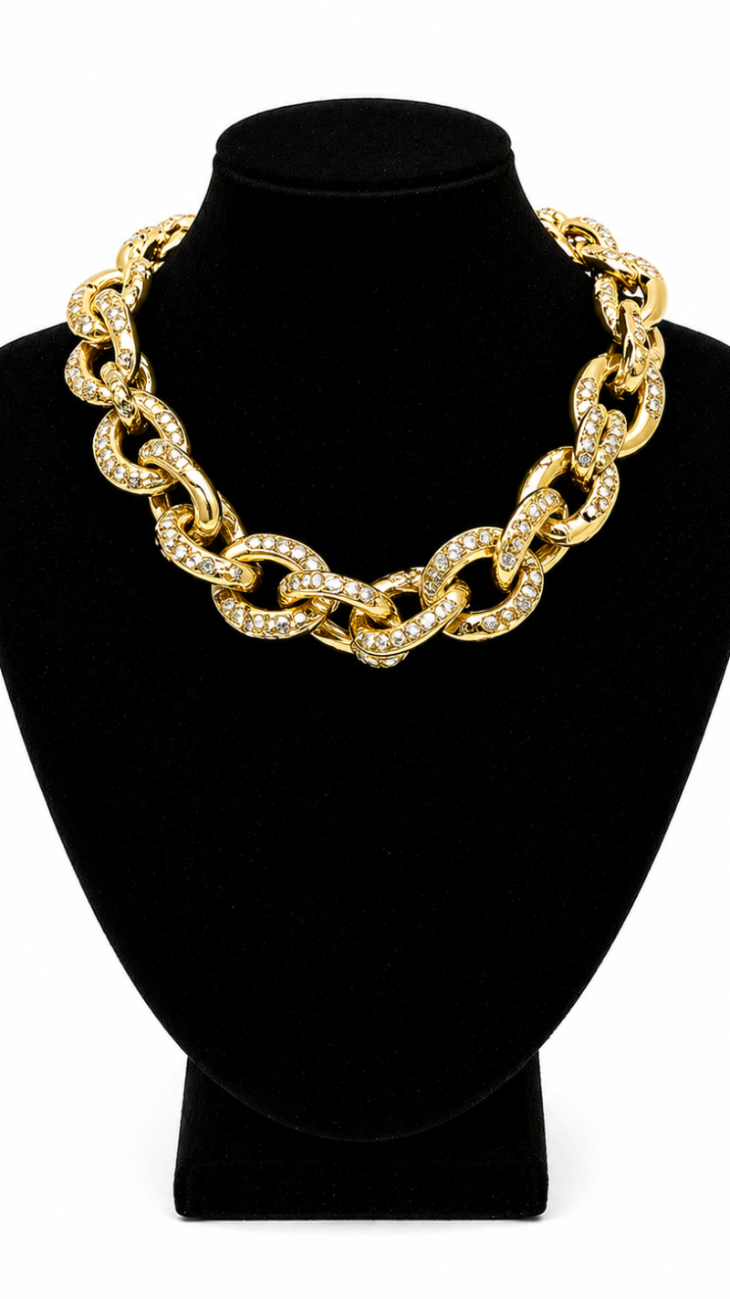 COLLAR ESLABON DORADO
