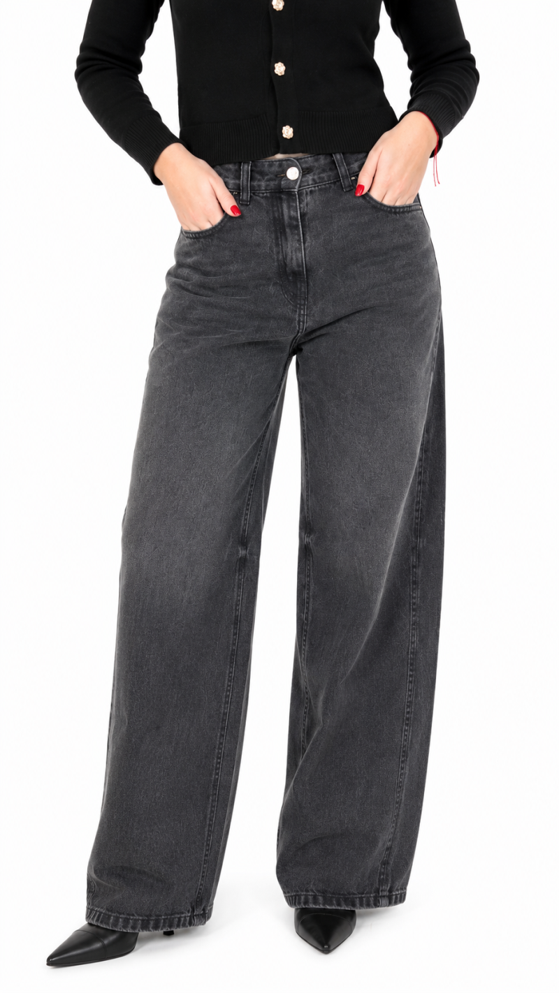 JEANS BAGGY GRIS