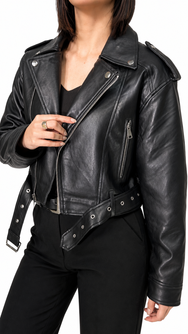CAMPERA OVER ECO CUERO