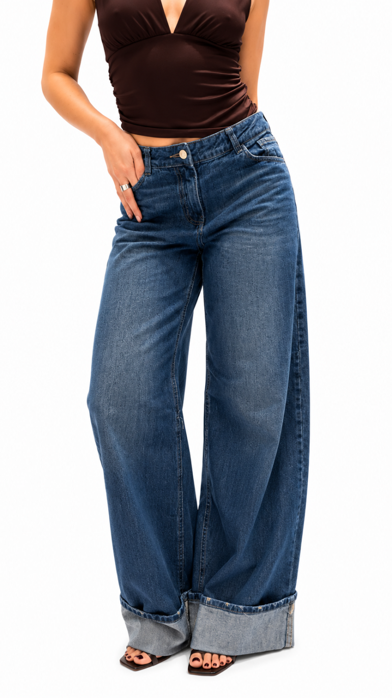 PANTALON JEAN PALAZO
