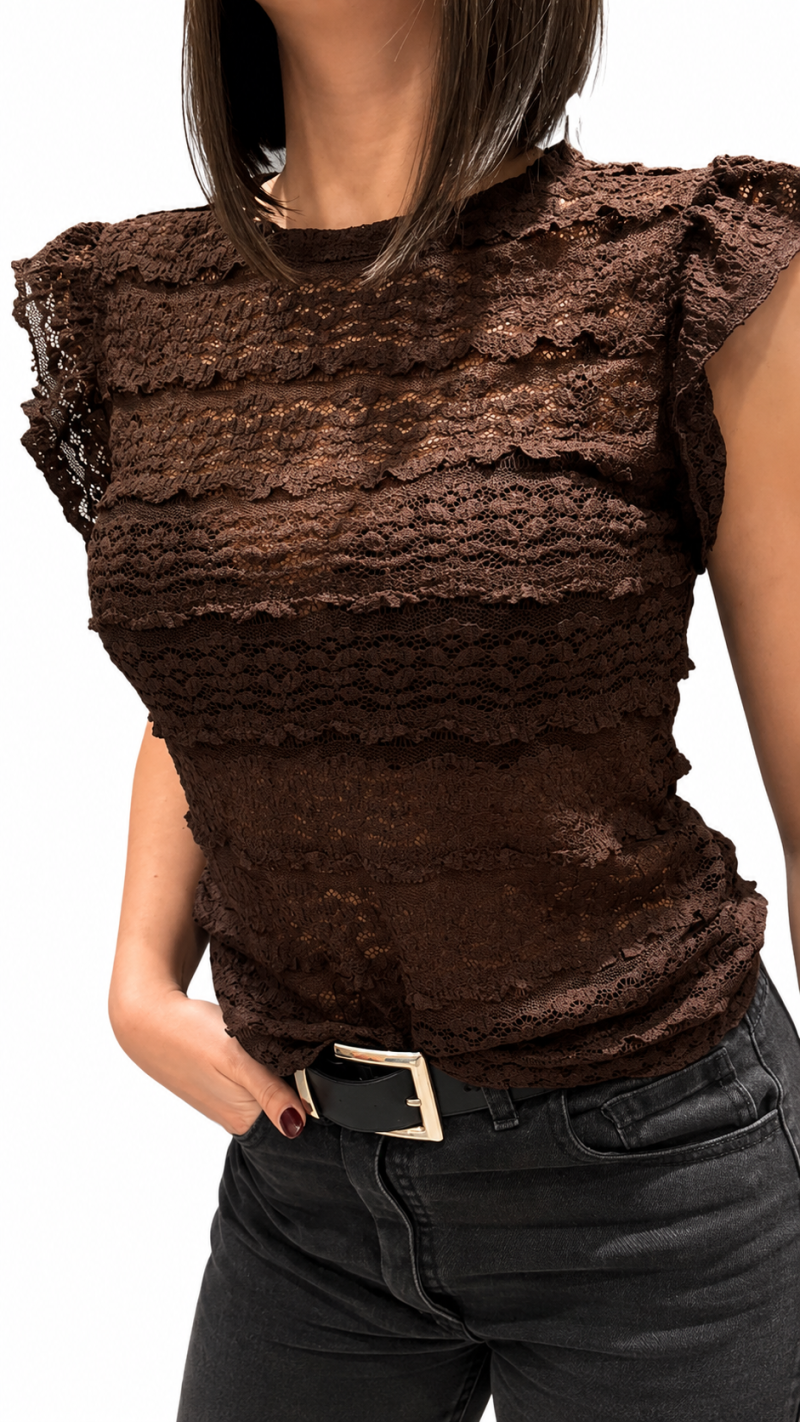 BLUSA DE ENCAJE