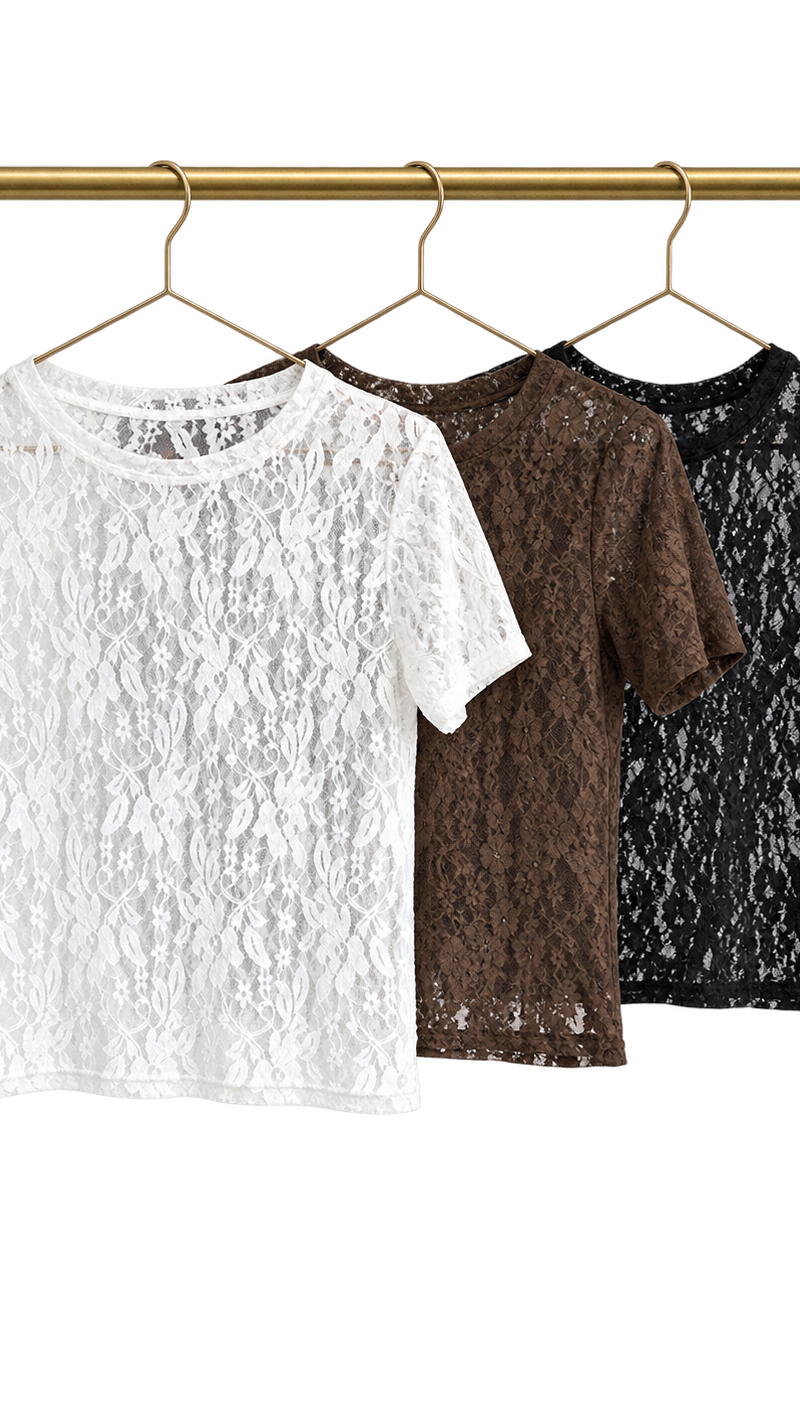 REMERA ENCAJE
